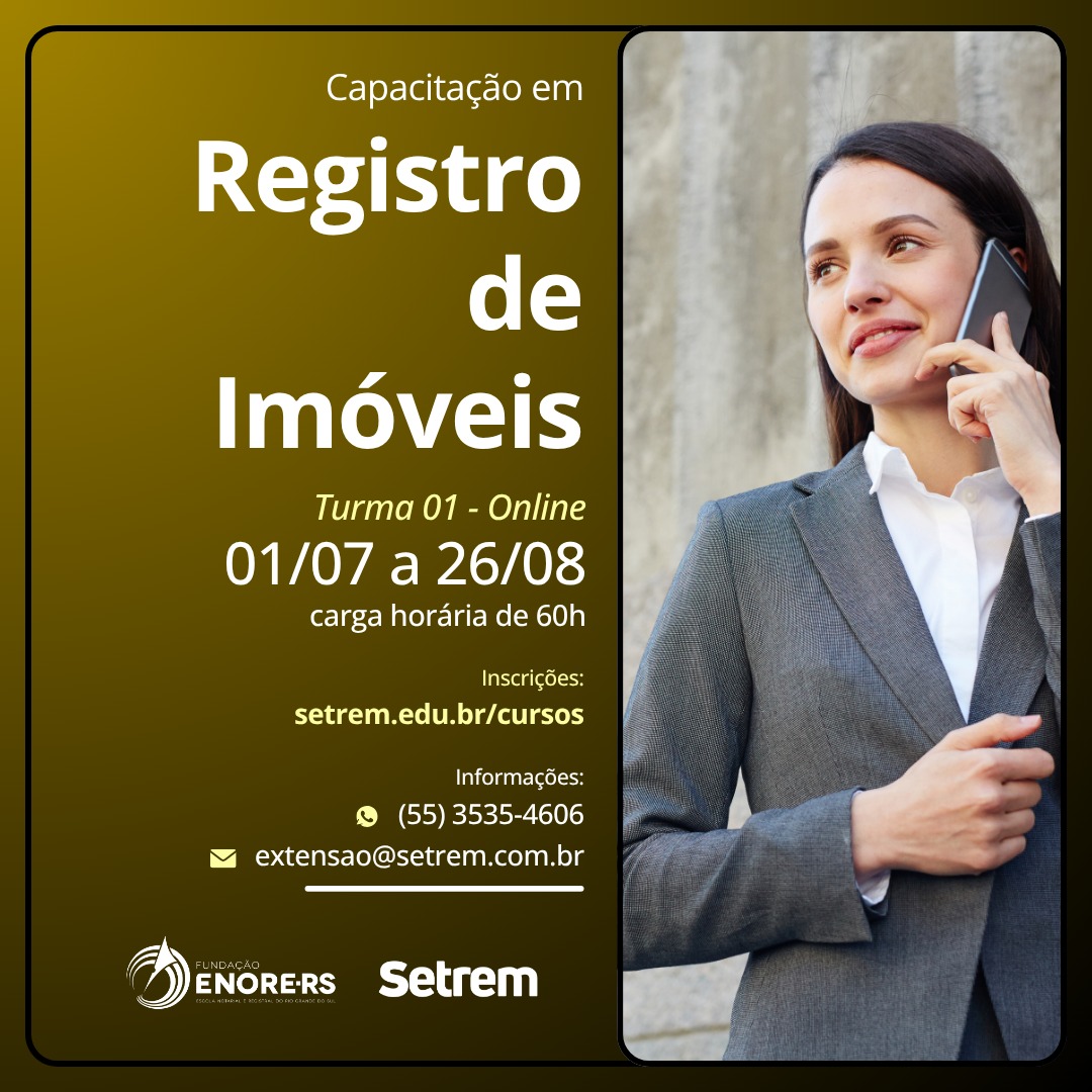 CAPACITAÇÃO EM REGISTRO DE IMÓVEIS